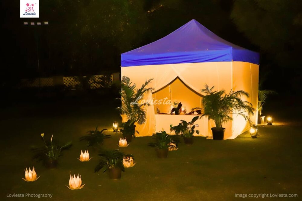 Private Garden Cabana Candlelight Dinner At Lalit Ashok, Bangalore