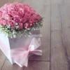 Cute Pink Roses Box Delivery