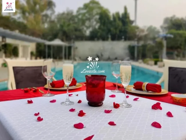Poolside Dinner In South Delhi 003