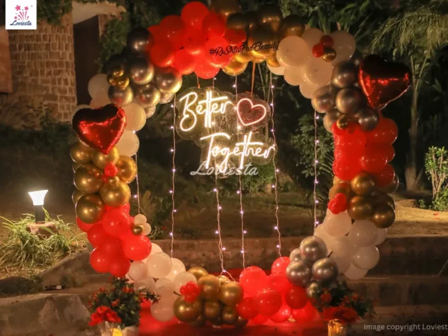 Exquisite Proposal Decoration For HimHer