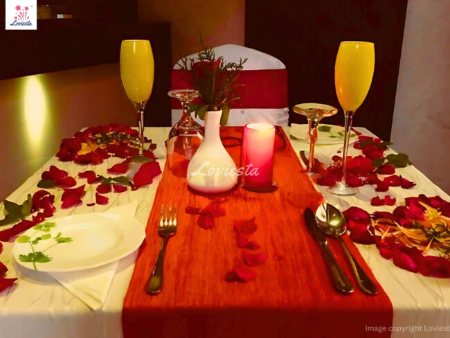Cilantro Indoor Candlelight Dinner Bangalore