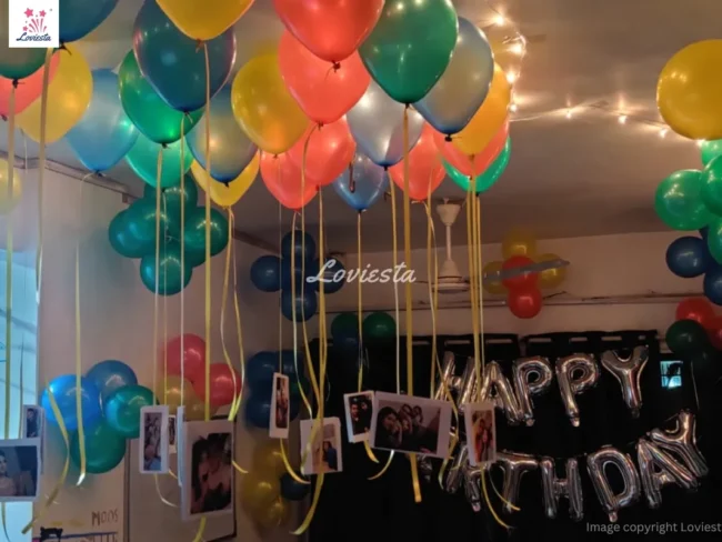 Multi Color Balloon Decoration Loviesta 001 Multi Color Balloon Decoration