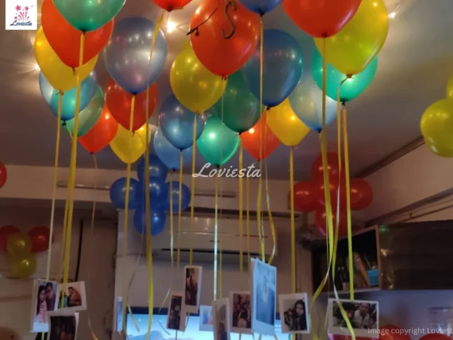 Multi Color Balloon Decoration Loviesta 003