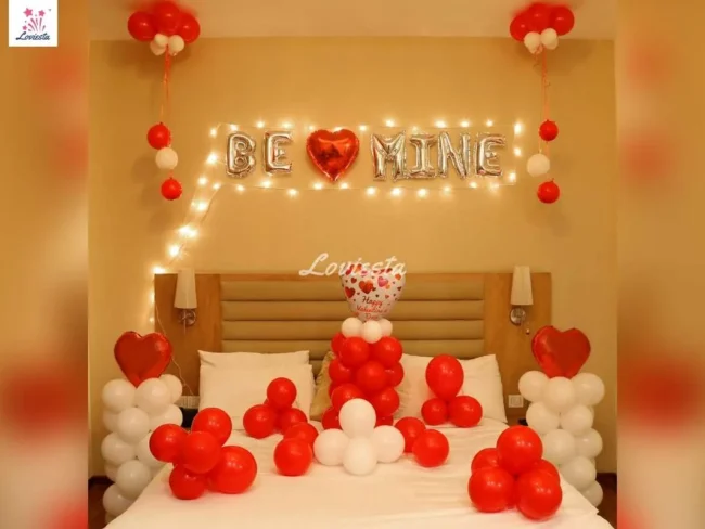 Be Mine Proposal Decoration At Home 001