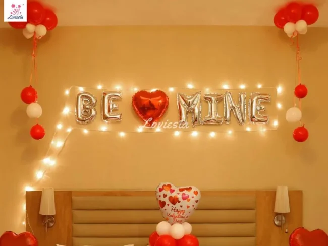 Be Mine Proposal Decoration At Home 003