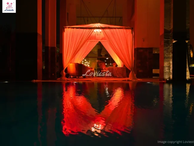 Private Poolside Cabana Candlelight Dinner In Vivanta Dwarka Sector 21 007