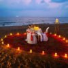 Romantic Candlelight Dinner At Beach In Goa