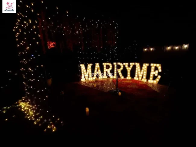 Grand Marry Me Proposal Decoration 005