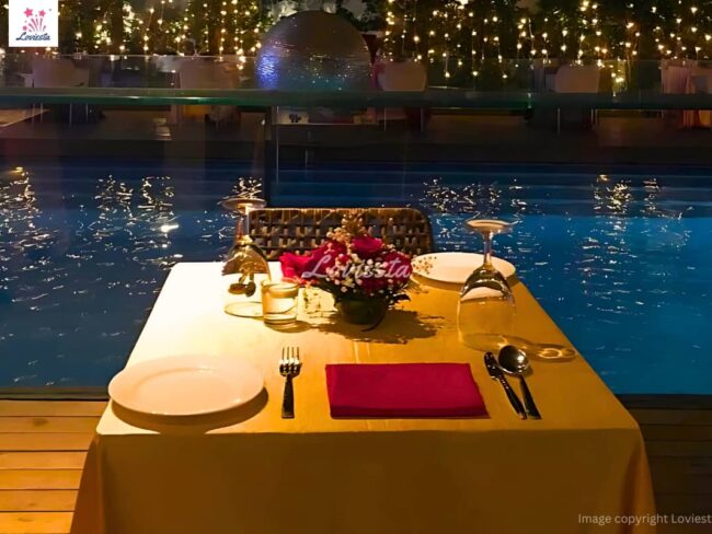 Poolside Dinner At The Park Hotel MG Road Bangalore