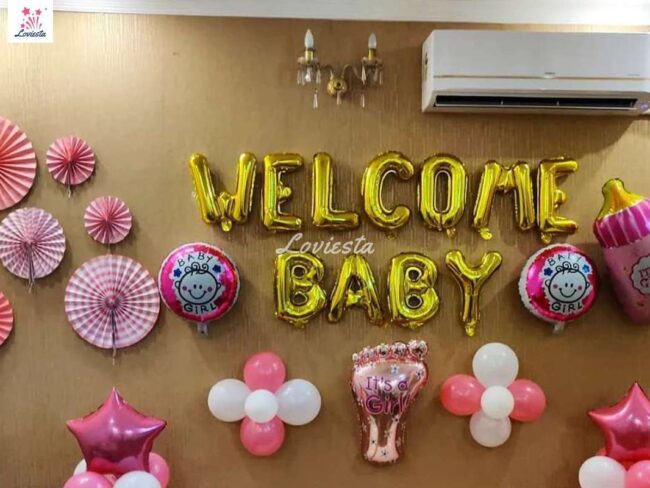 Adorable Welcome Baby Decoration 002