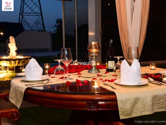 Open air cabana dinner In The Umrao 001 Open air cabana dinner In The Umrao