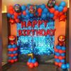Spiderman Theme Birthday Decoration