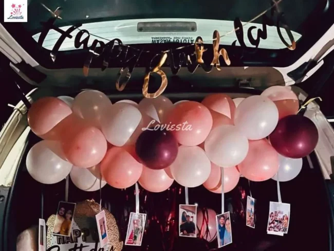 Fancy car boot decoration loviesta 002