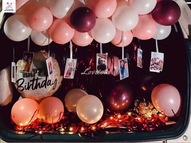 Fancy car boot decoration loviesta 003