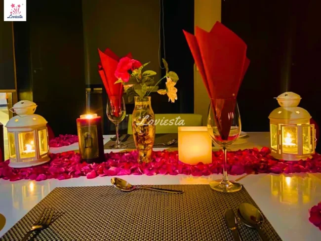Romantic Candlelight Dinner At Indus In Hotel Ella, Gachibowli Hyderabad