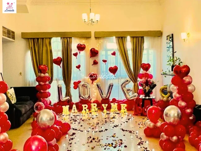 Adoring Marriage Proposal Decoration 001 Adoring Marriage Proposal Decoration