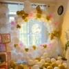 Cute Baby Shower Balloon Ring Decoration At Home
