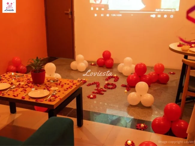 Private Candlelight Dinner With Movie Screening In Sector 52, Gurugram 003 Private Candlelight Dinner With Movie Screening In Sector 52, Gurugram