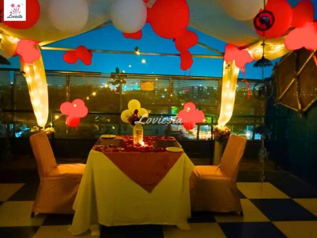 Amusing Private Rooftop Candlelight Dinner In Jaipur 002