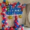 Half Arch Balloon Decoration In Superhero Theme