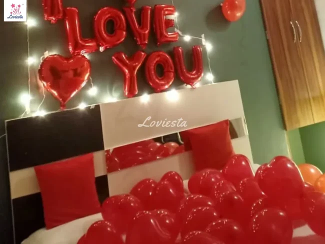 Love Proposal Decoration In Room 003