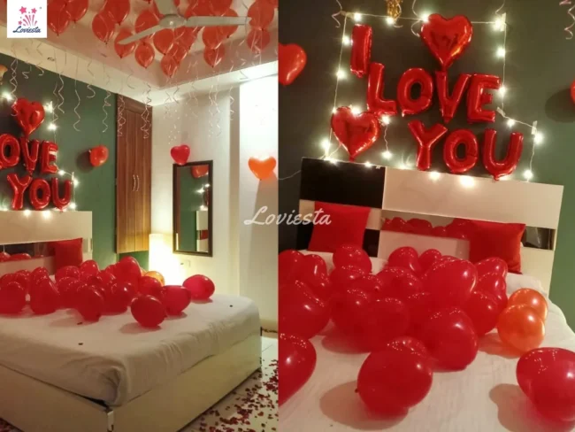 Love Proposal Decoration In Room 005