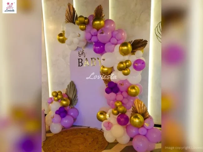 Oh Baby Balloon Decoration At Home