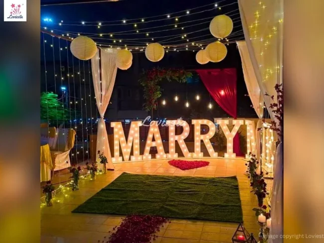 Premium Marriage Proposal On Rooftop 004