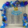 Space Theme Half Arch Balloon Decoration At Home