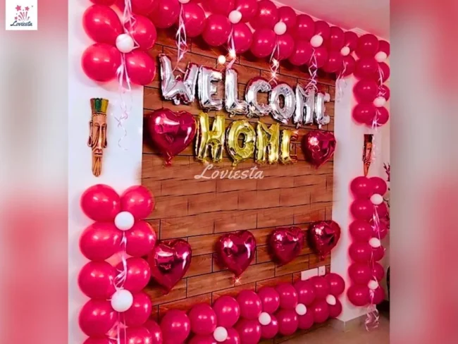 Welcome Theme Decoration at Home 002