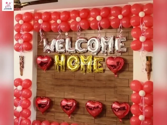 Welcome Theme Decoration at Home 003