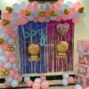 Baby Shower Decoration With Pastel Balloon Arch