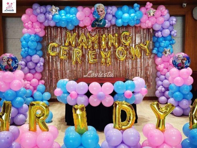 Disney Frozen Naming Ceremony Decoration In Party Hall 003