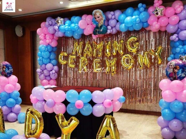 Disney Frozen Naming Ceremony Decoration In Party Hall 004