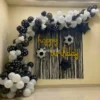Football Theme Balloon Arch Decoration For Birthday Celebration