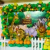 Premium Jungle Theme Balloon Decoration For Party Hall