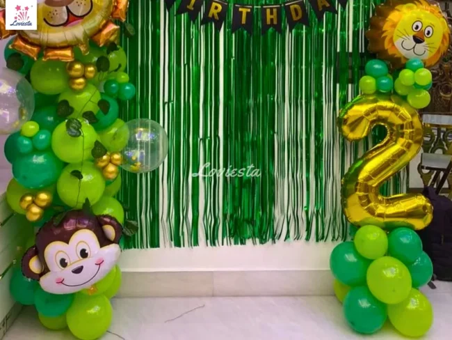 Jungle Theme Decoration At Home 005