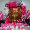Premium Bride To Be Shimmer Backdrop Decoration