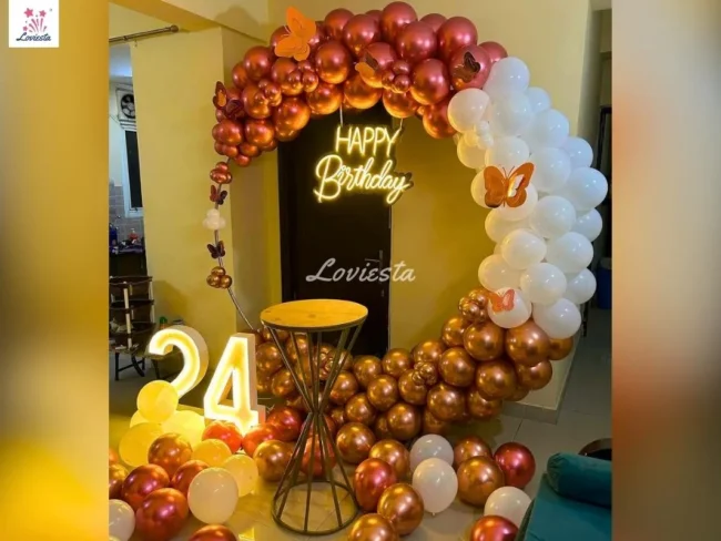 Premium Chrome Balloon Ring Decoration Fir Birthday 001 Premium Chrome Balloon Ring Decoration Fir Birthday