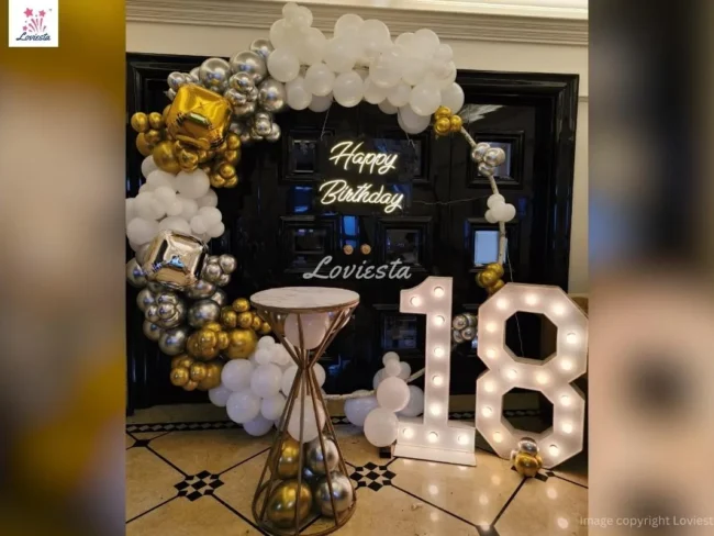 Premium Balloon Ring Decoration For Birthday Celebration 001