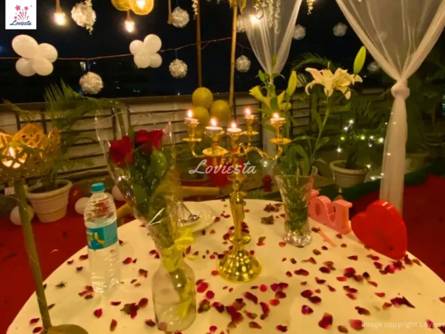 Private Rooftop Dinner Date In Sector 27 Gurgaon 003