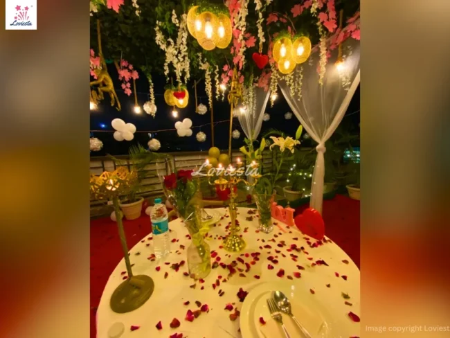 Private Rooftop Dinner Date In Sector 27 Gurgaon 007