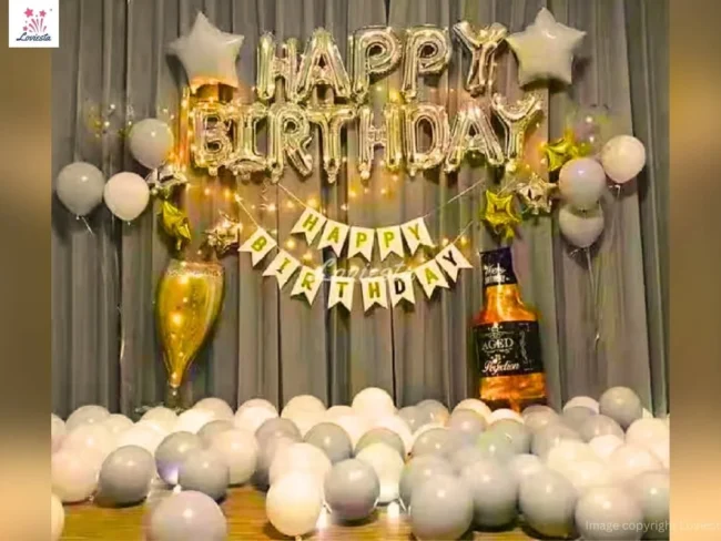 Party Decoration At Home For Her Birthday Celebration