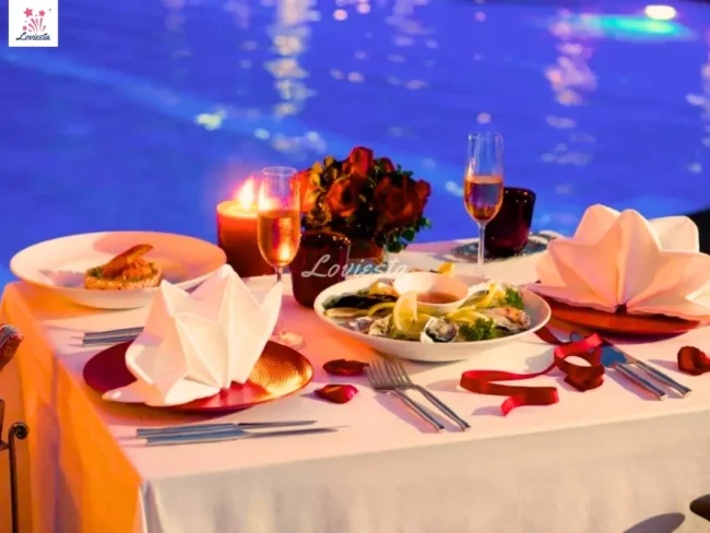 Poolside Candlelight Dinner In Aerocity, New Delhi
