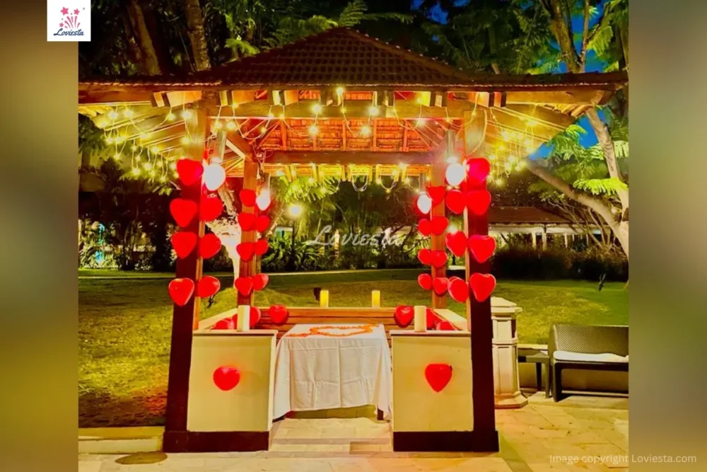 Valentine's Day Gazebo Dinner At 5-Star Resort In Whitefiled Bengaluru