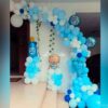 Welcome Baby Blue & White Pastel Balloon Arch Decoration