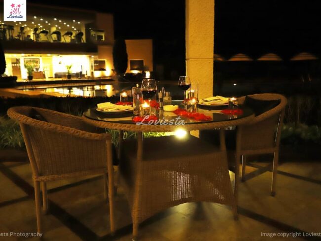 Luxurious Dinner Date At Alfresco, Lalit Ashok Bangalore
