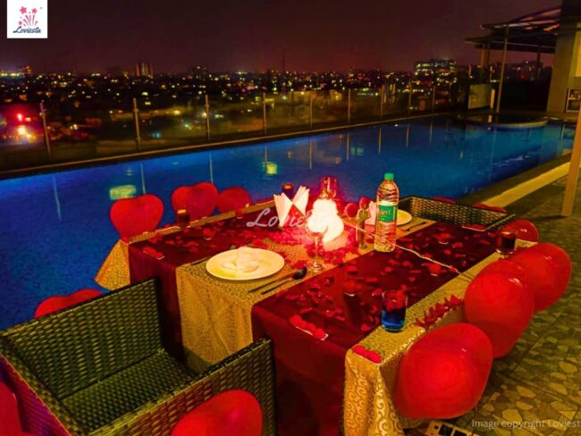 Rooftop City View Dinner By The Pool In Koramangala Bangalore