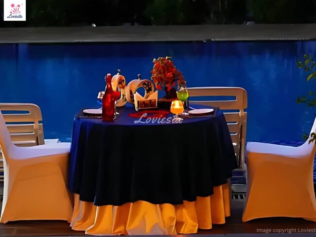 Poolside Candlelight Dinner In Electronic City Bangalore