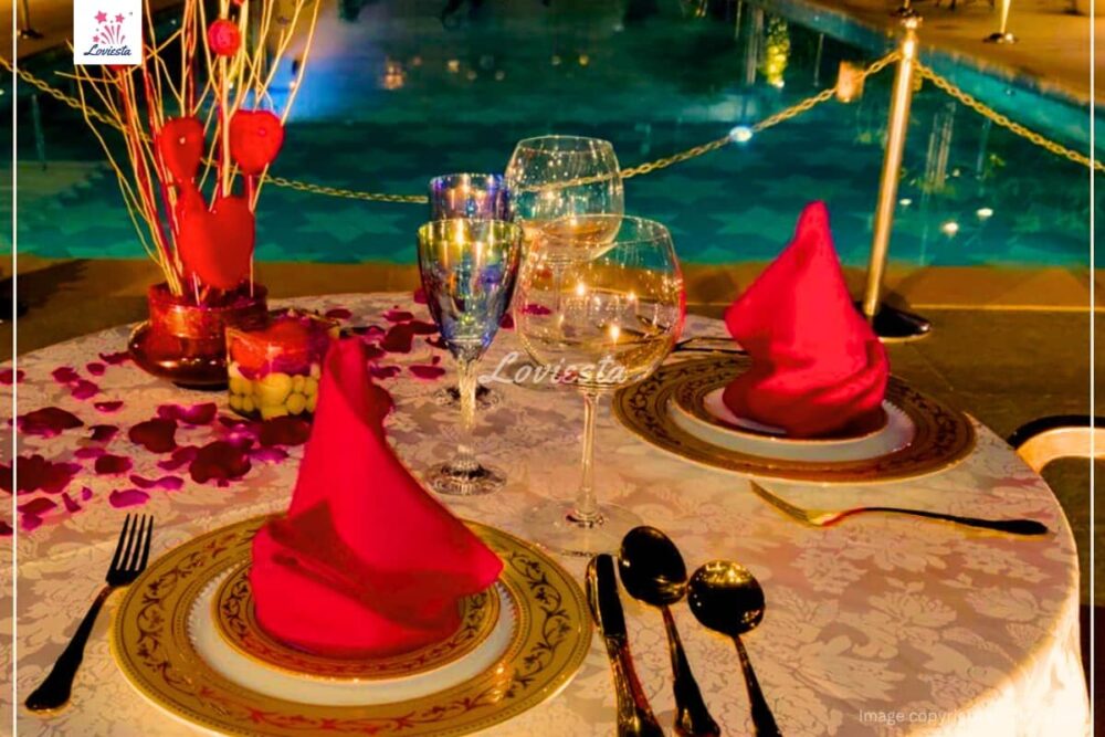 Poolside Dinner Date At Jaypee Vasant